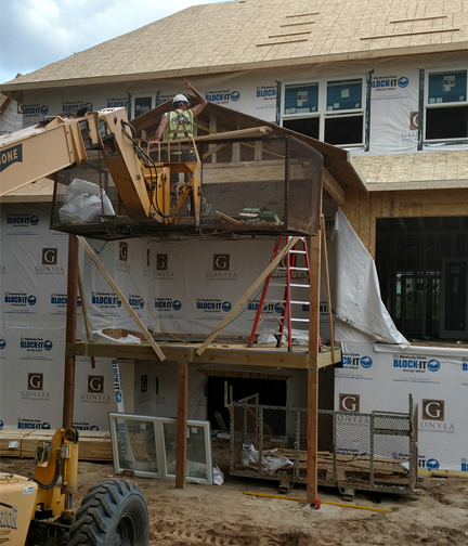 Working on the home exterior