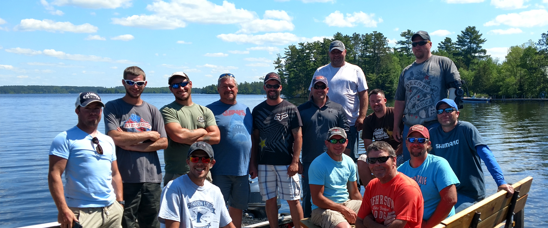 Team photo - fishing trip